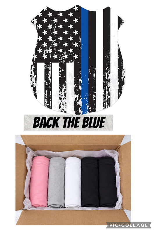 Mystery five T-shirts bundle back the blue