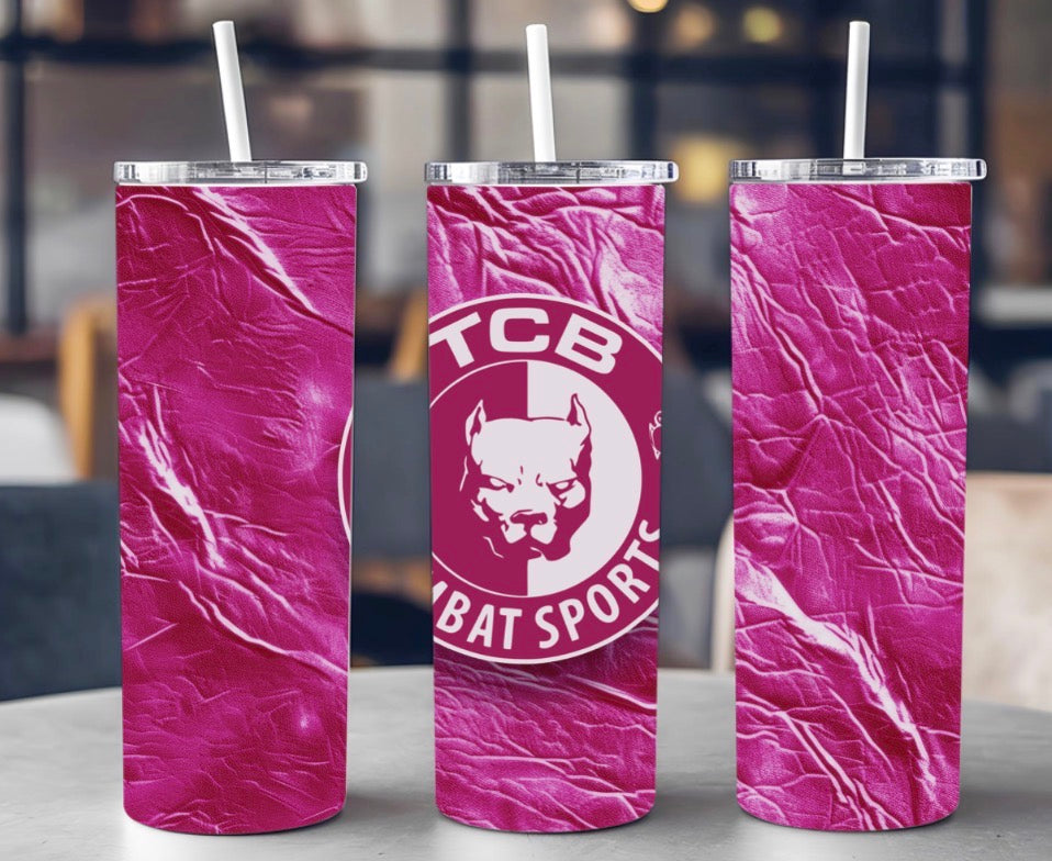 New 20 ounce stainless steel Tumblr with plastic straw ￼