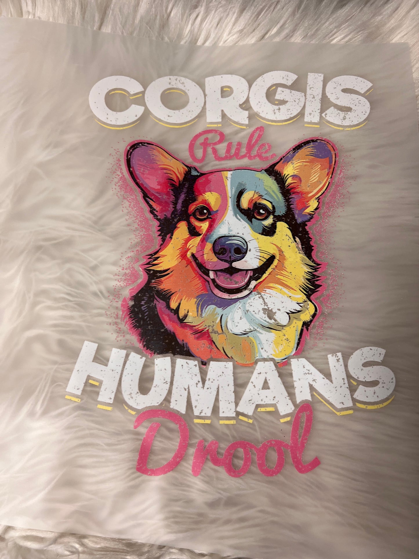 New DTF corgi