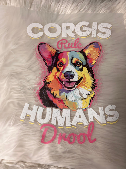 New DTF corgi