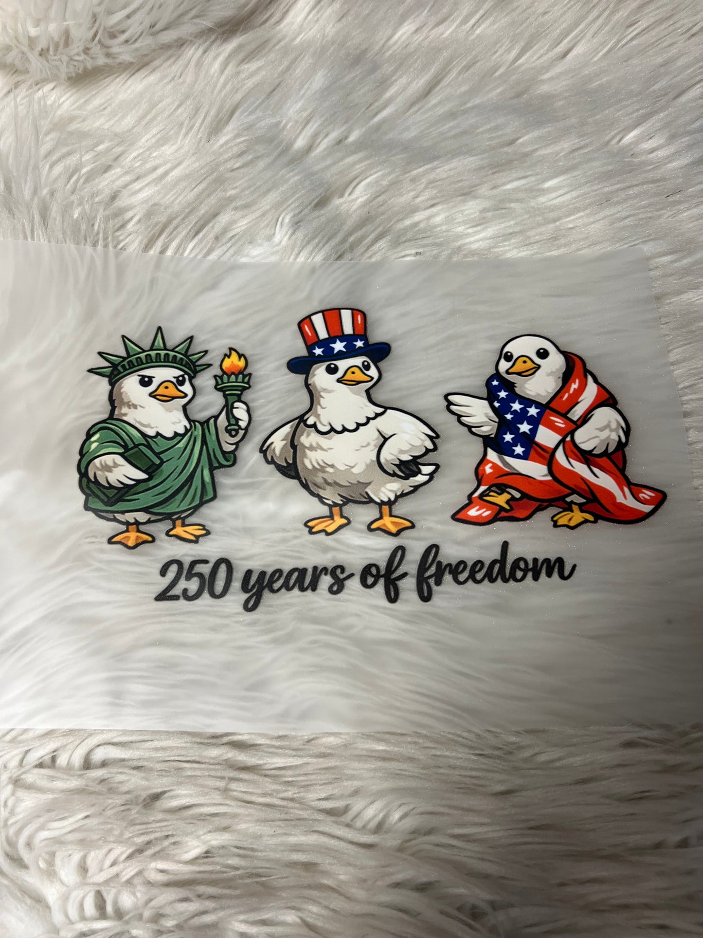 New DTF USA design 250 anniversary ￼ goose