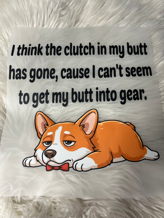New DTF corgi