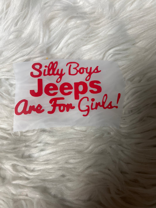 New car decal red