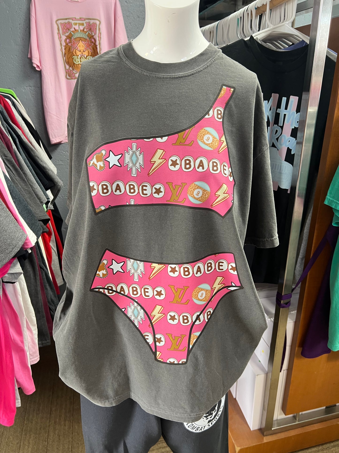 New  unisex T-shirt comfort color Brand bikini