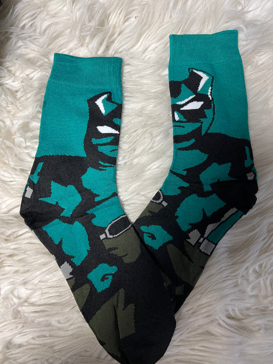 New adult one size graphic socks