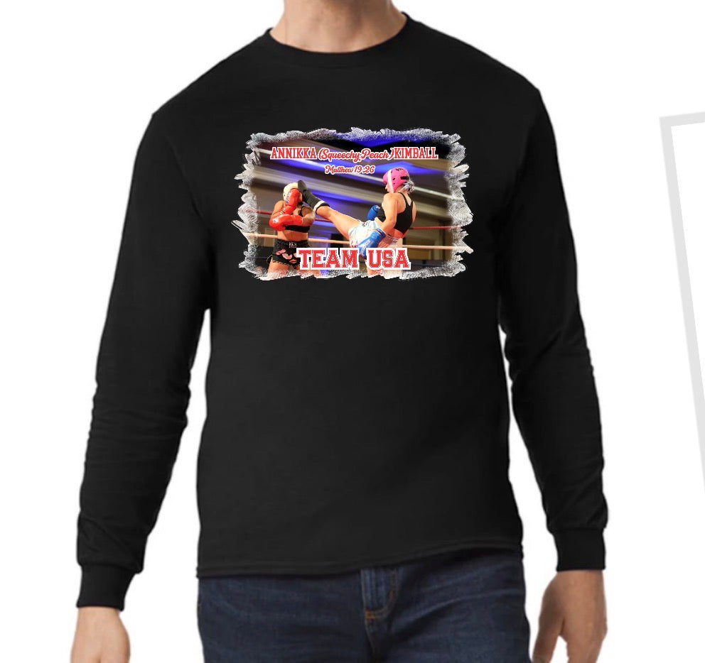 Annikka Kimball unisex Gilden youth long sleeve T-shirt