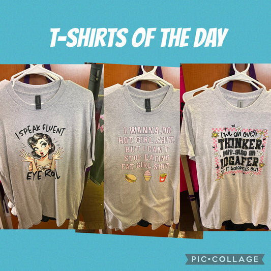 New unisex T-shirts of the day
