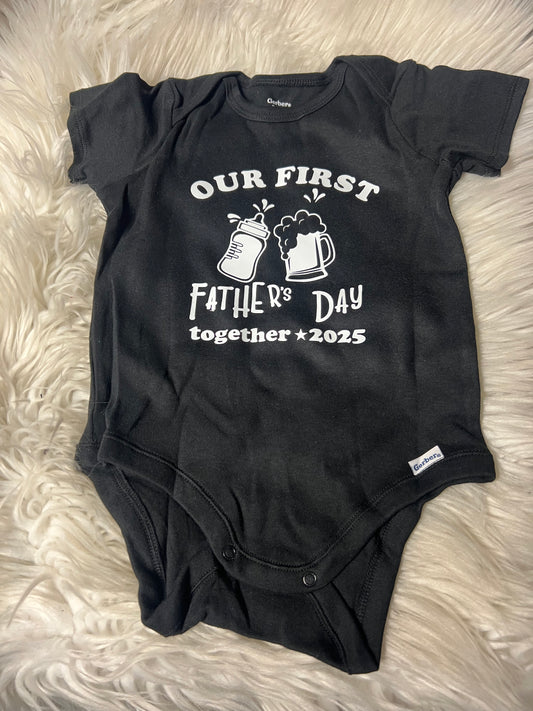 Onesie first Father’s Day together, 2025