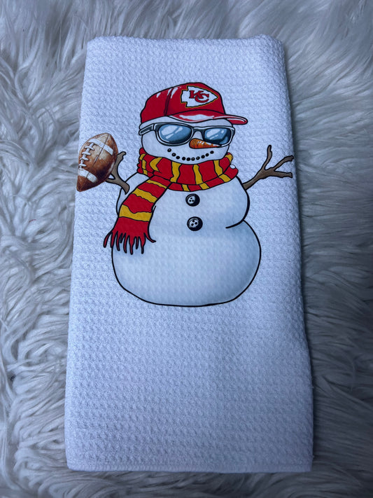 Decorative hand towel football