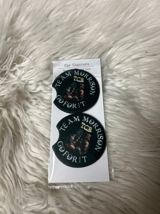 Kenzie Morrison car coasters