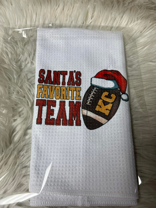 Decorative hand towel football