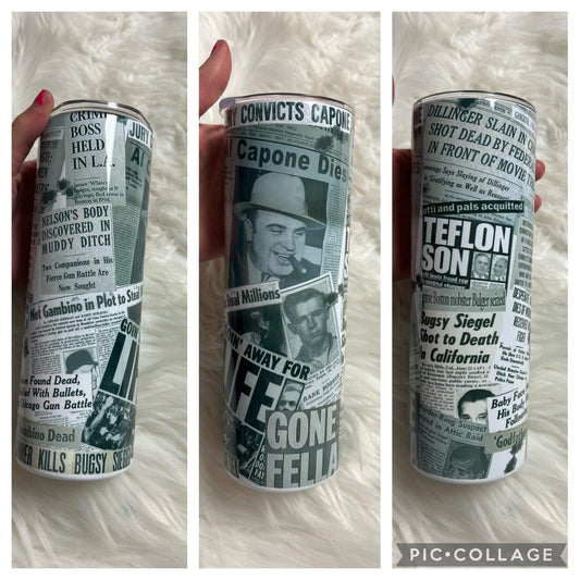 20 ounce metal Tumblr