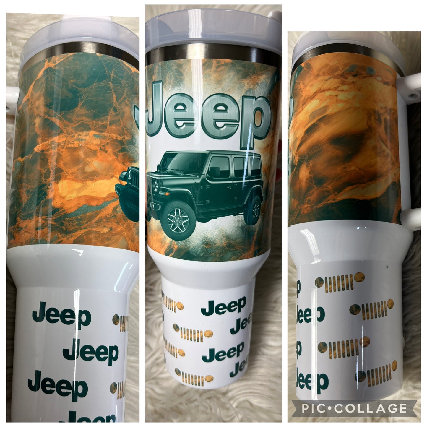 New 40 ounce stainless steel Tumblr with handle