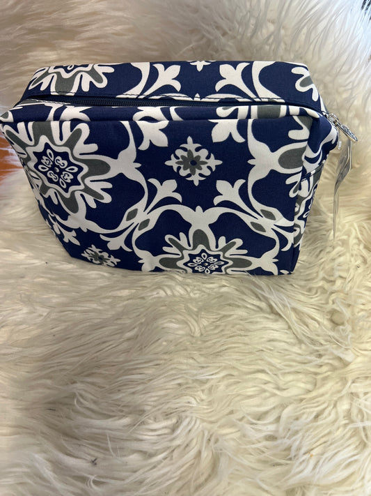 Brand new zipper bag navy blue