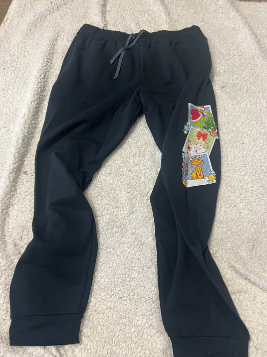 New unisex jerzees bottoms black ￼ Christmas