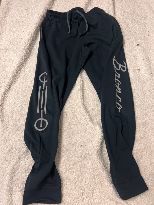 New unisex jerzees bottoms black with gray