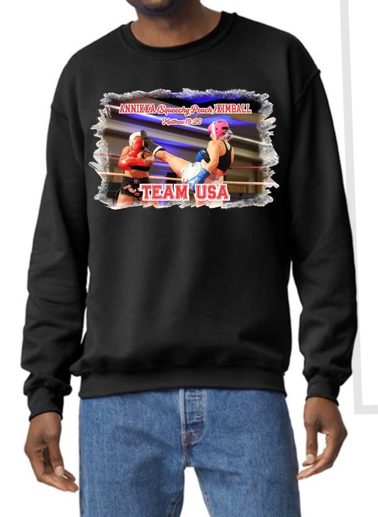 Annikka Kimball unisex adult, crewneck sweatshirt, Gilden