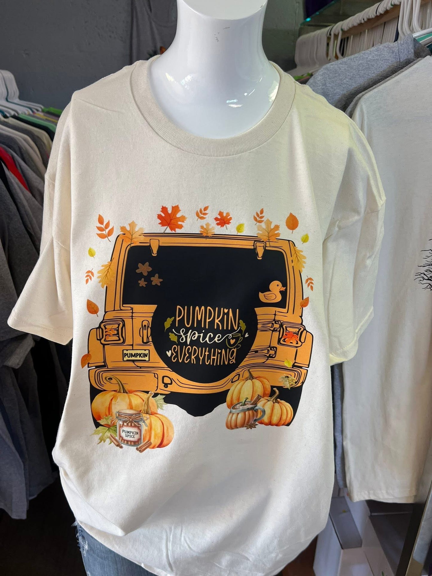 New unisex cream pumpkin spice