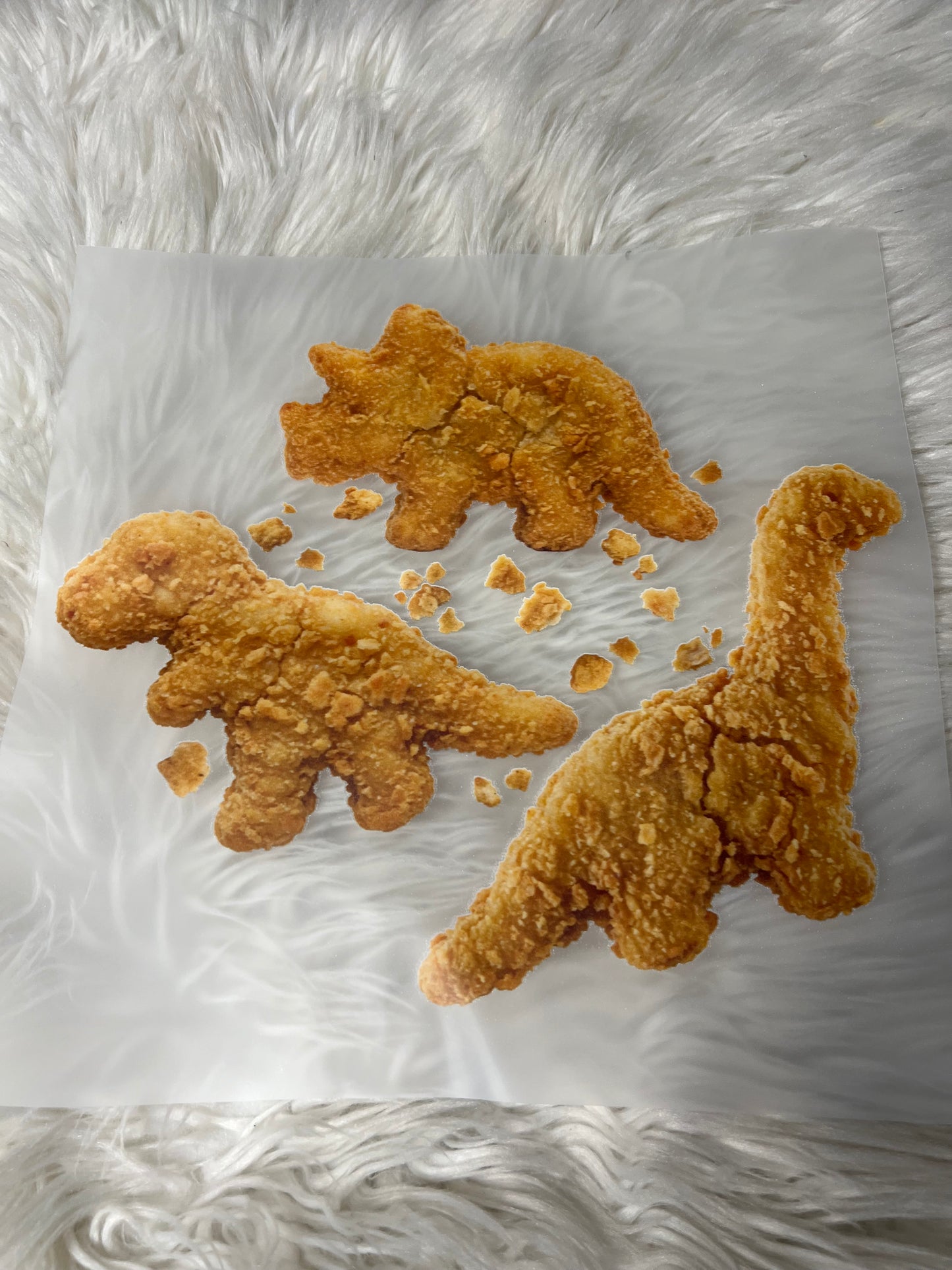 New DTF dinosaur chicken nuggets ￼