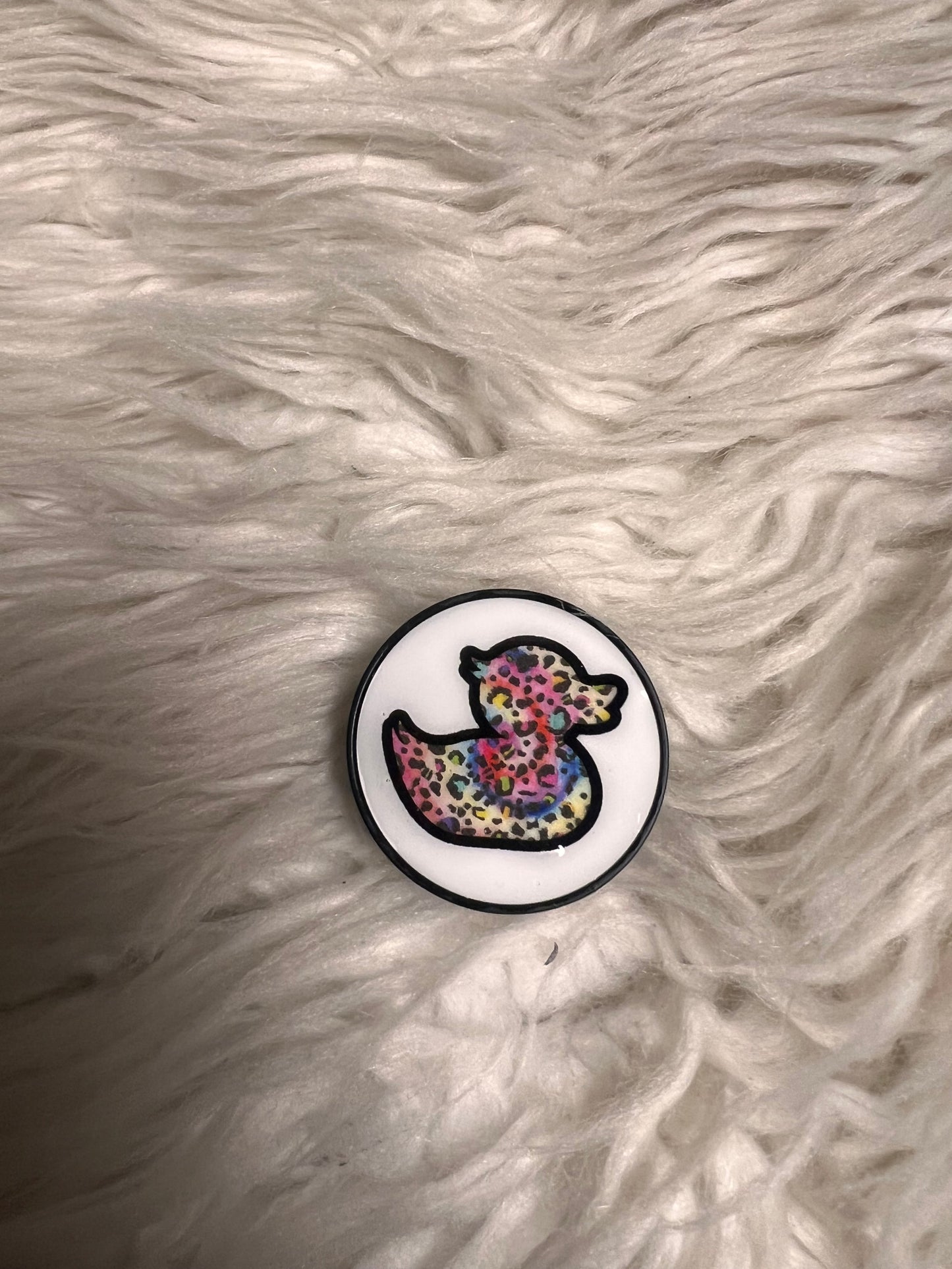 Resin covered pop socket ￼duck