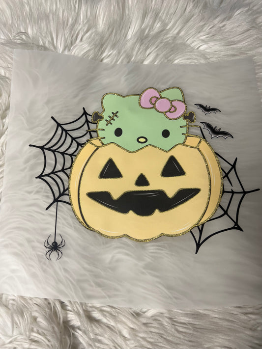New DTF  Halloween cat