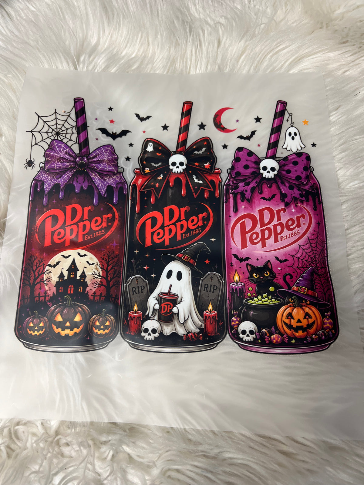 New DTF  Halloween soda
