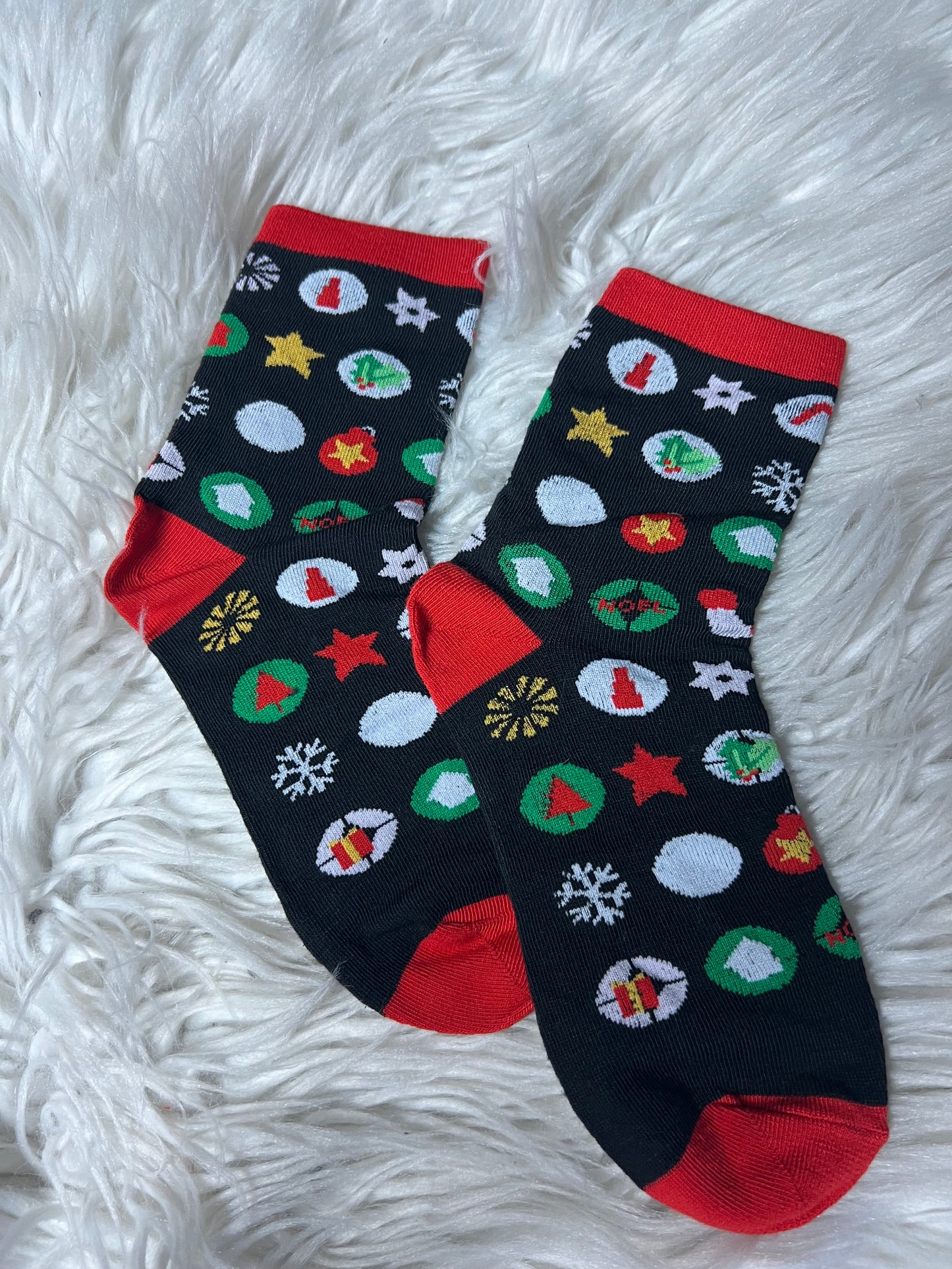 New adult one size Christmas socks