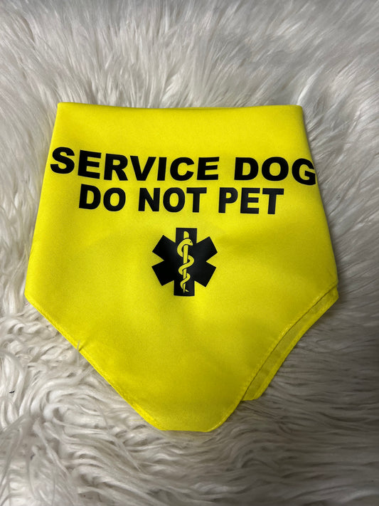 New dog bandanna service dog do not pet ￼