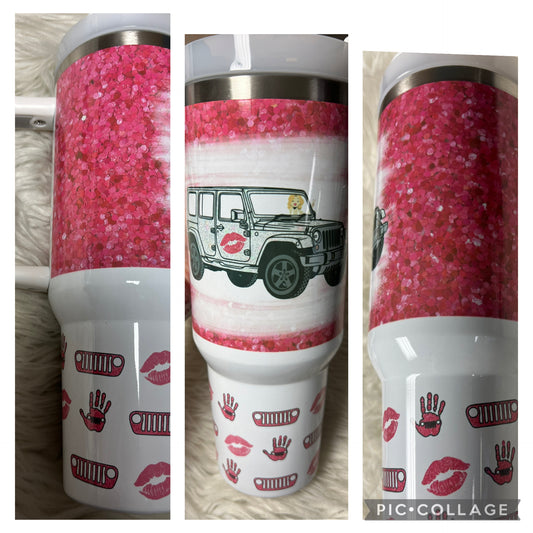 New 40 white and pink 4 x 4 Tumblr