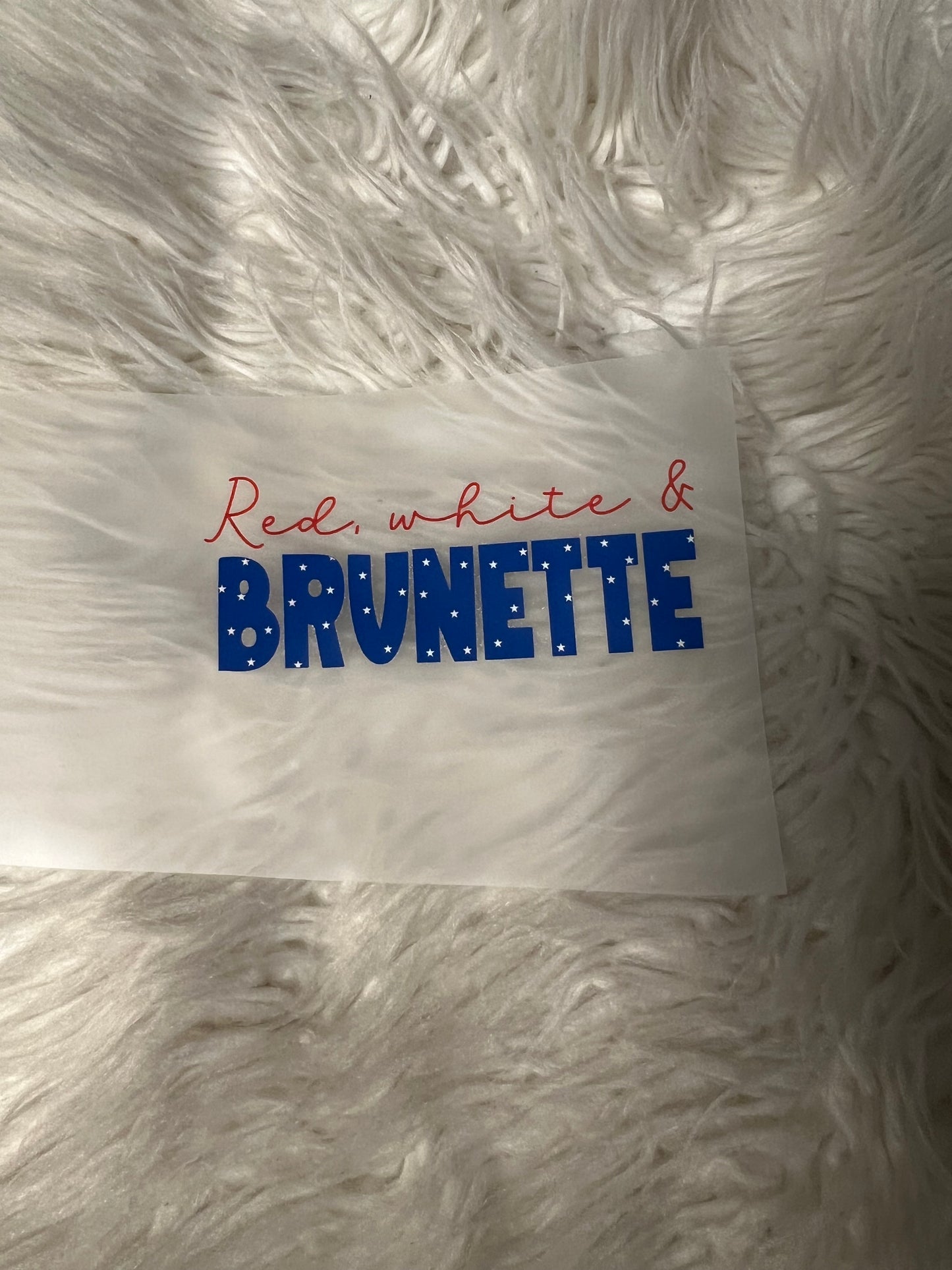 New DTF USA bougie ￼ brunette