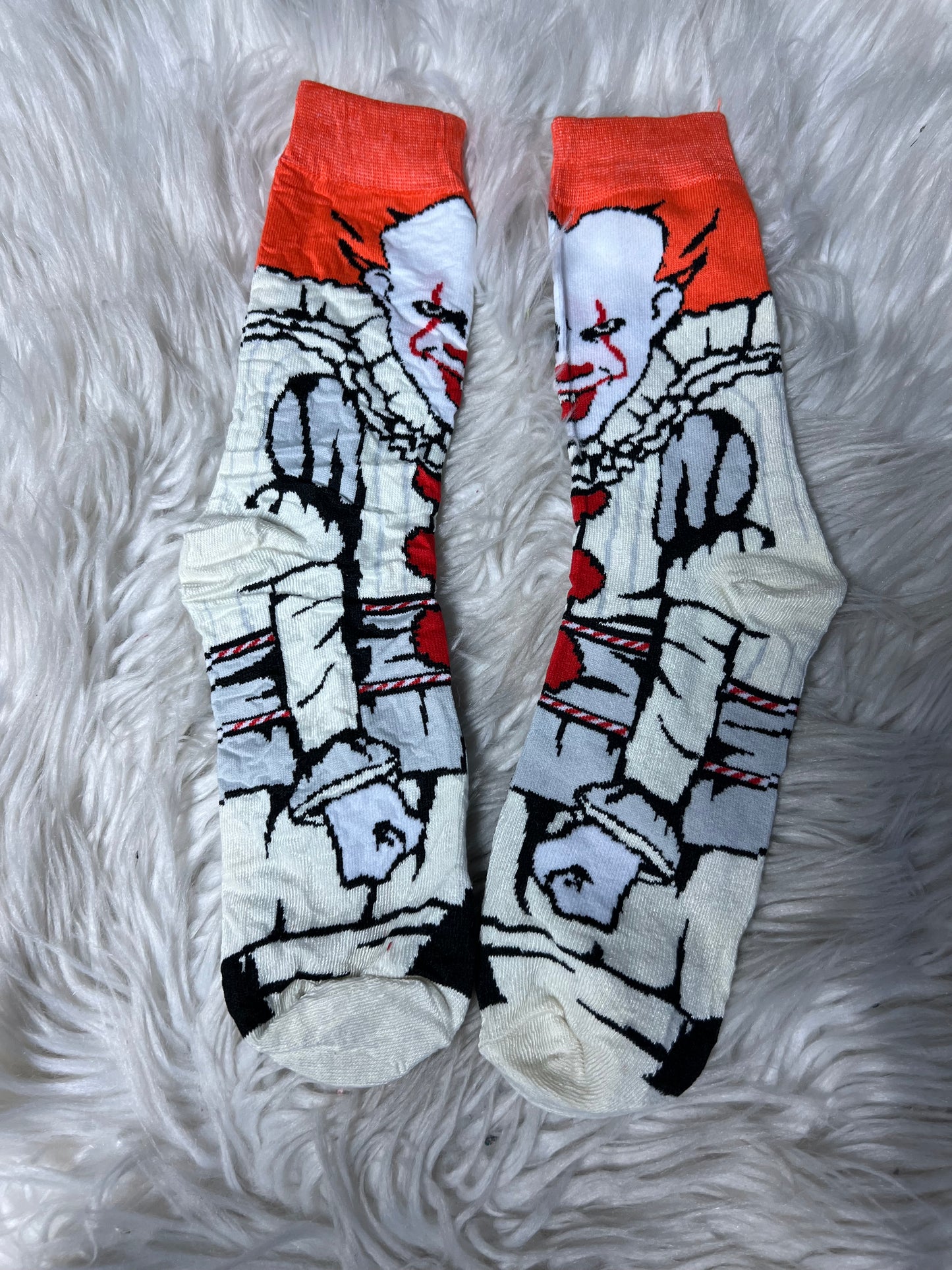 New adult one size graphic socks