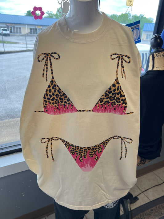 New unisex T-shirt comfort color Brand bikini ￼
