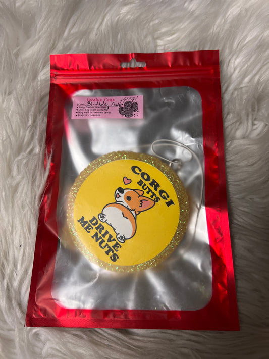 New freshie  smell corgi butts drive me nuts birthday cake