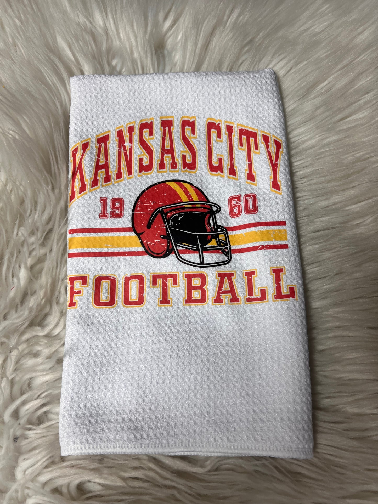 Decorative hand towel football
