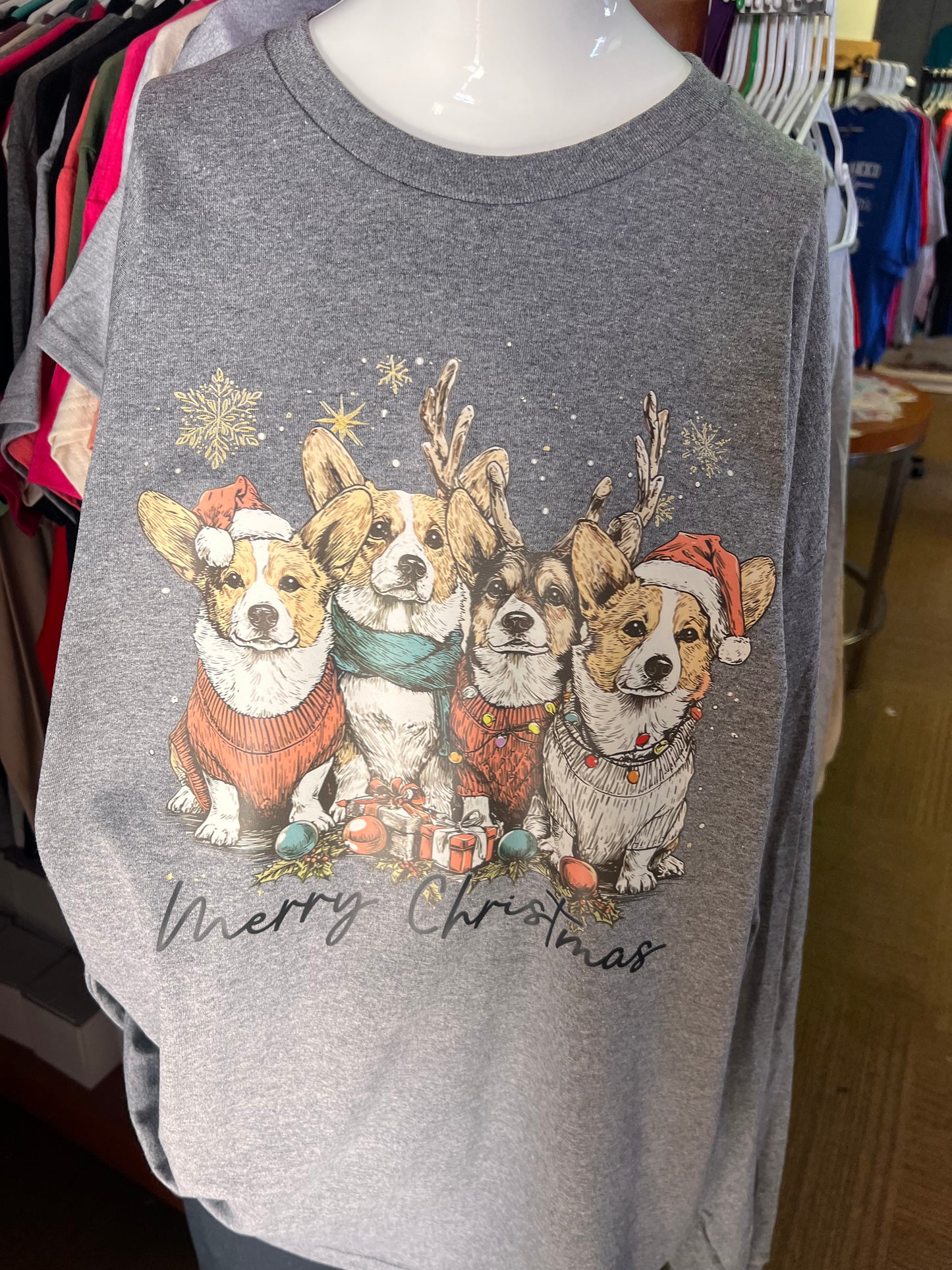 New unisex Christmas corgi