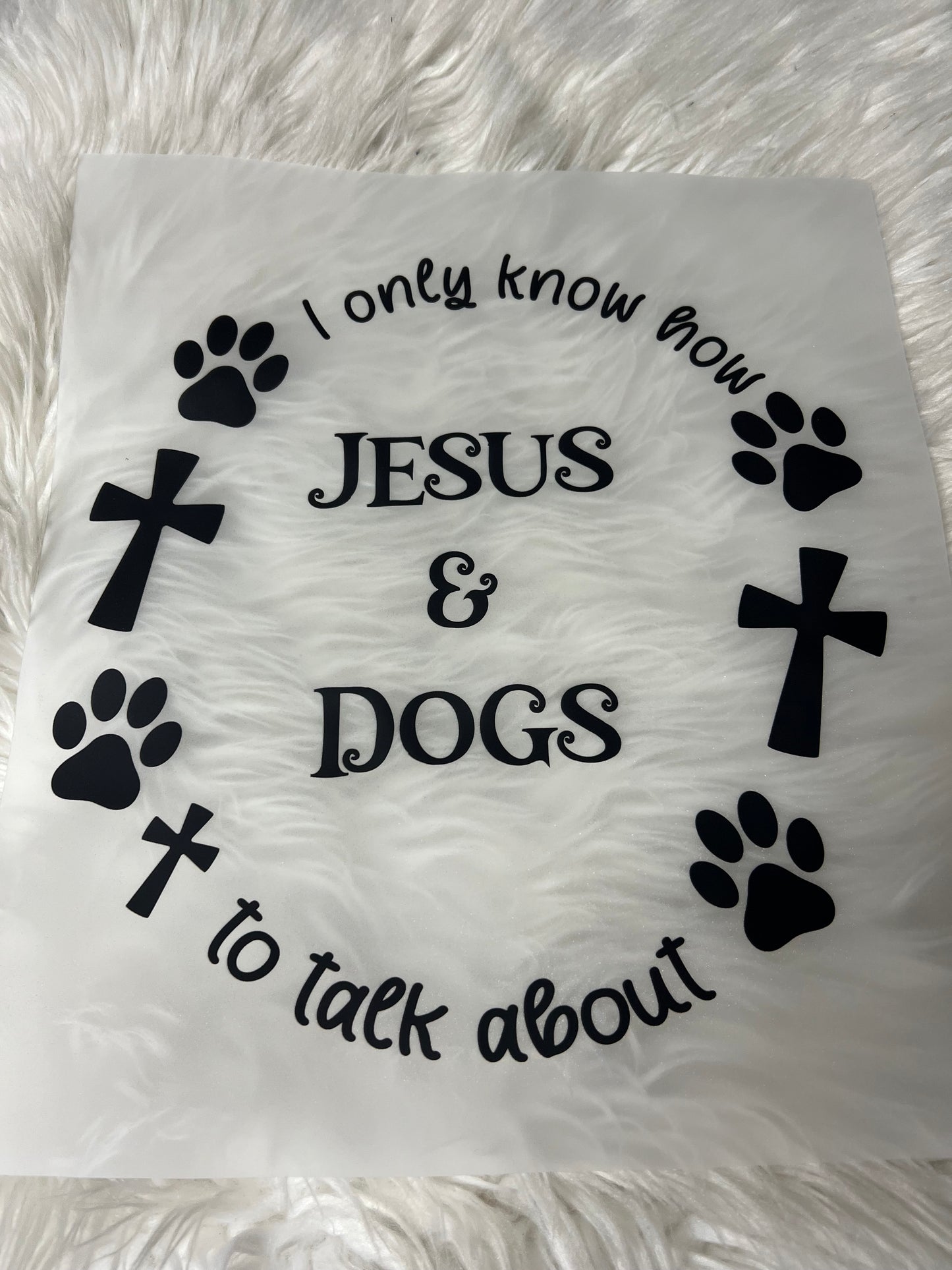 New DTF Jesus and dogs