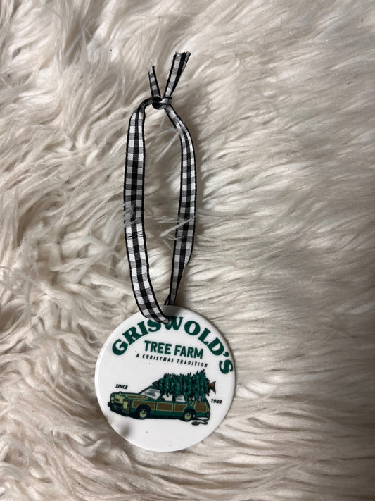 Ceramic Christmas ornament