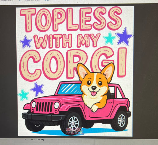 New DTF corgi