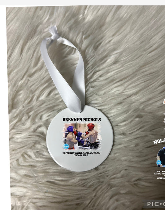 Ceramic Christmas ornament
