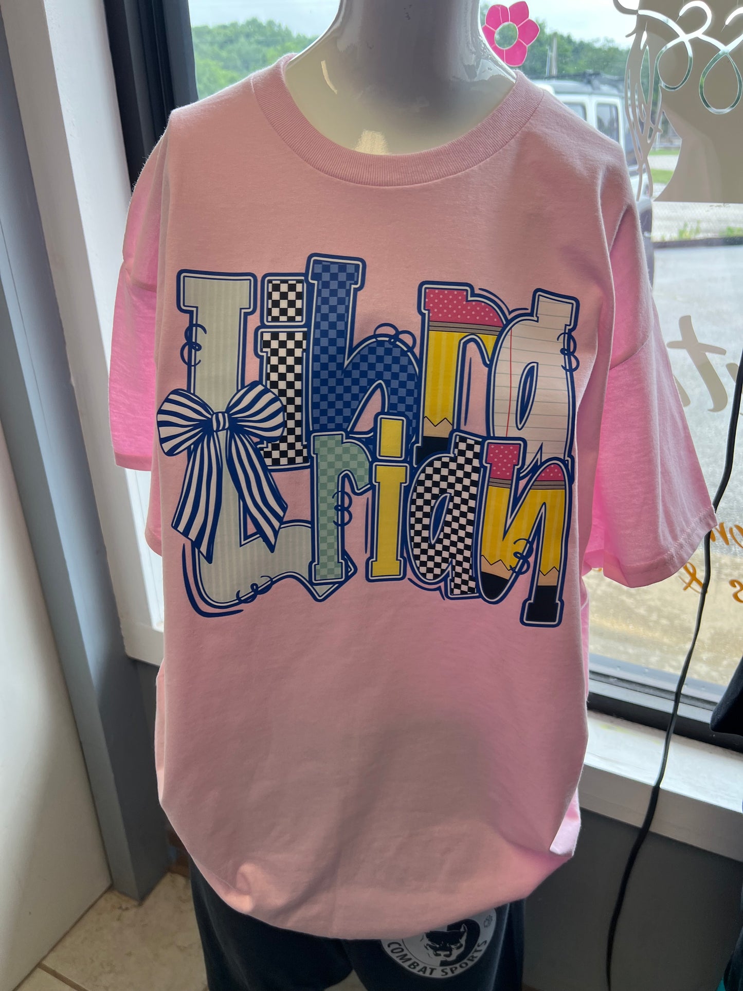 New unisex light pink school librarian