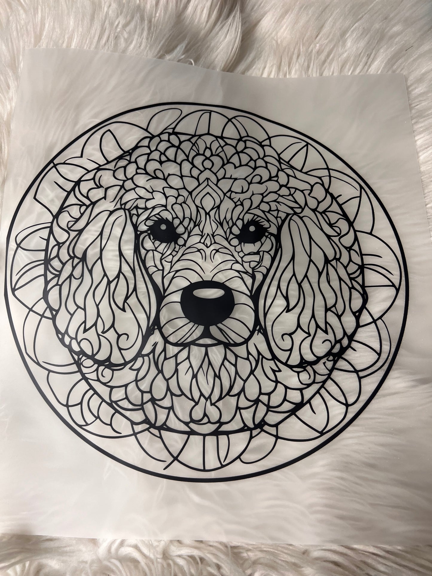 New DTF golden doodle poodle