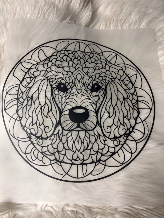 New DTF golden doodle poodle