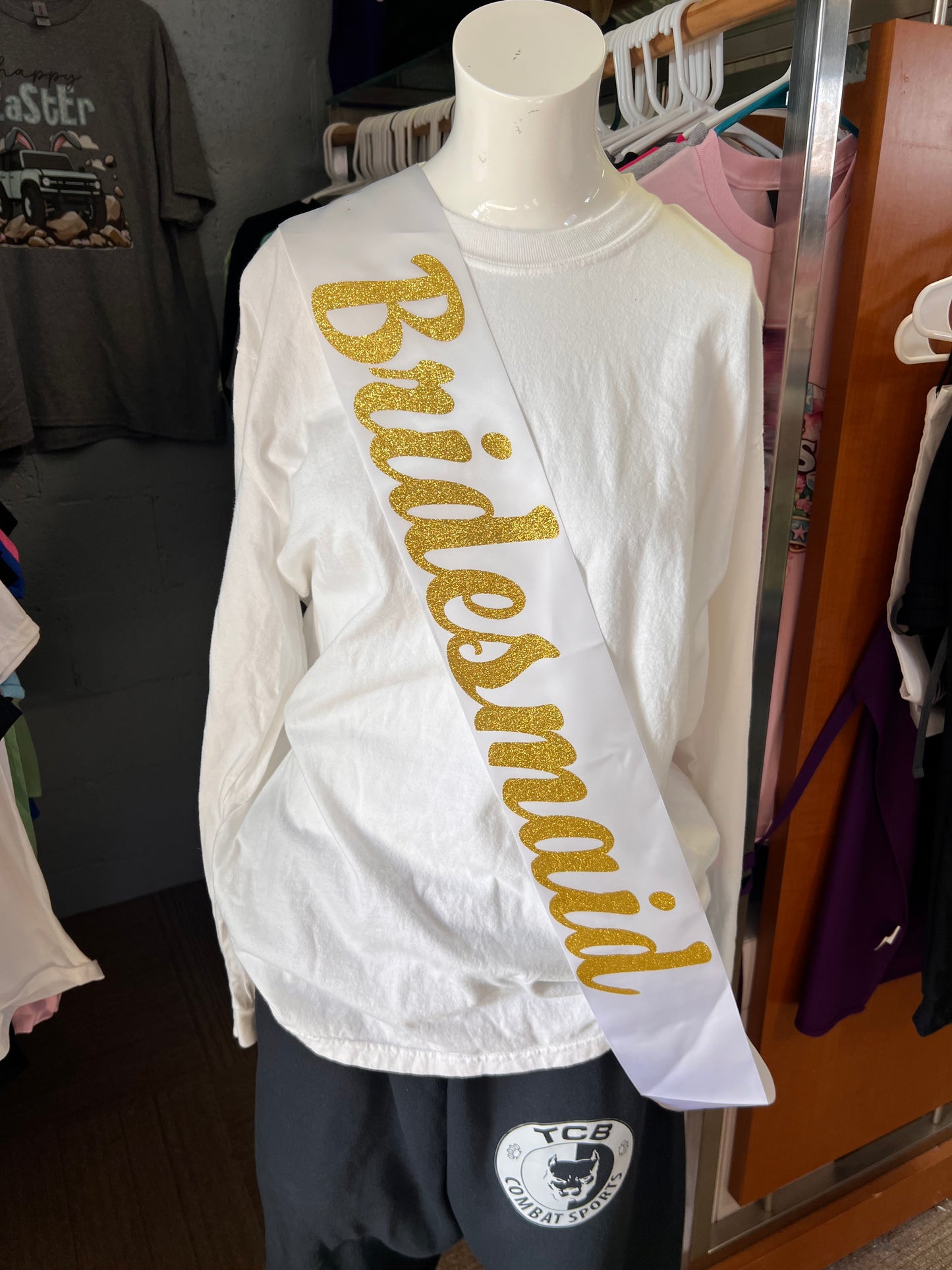 New bridesmaid sash ￼