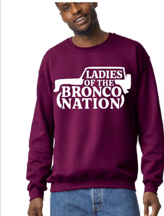 New unisex ladies of the b nation maroon
