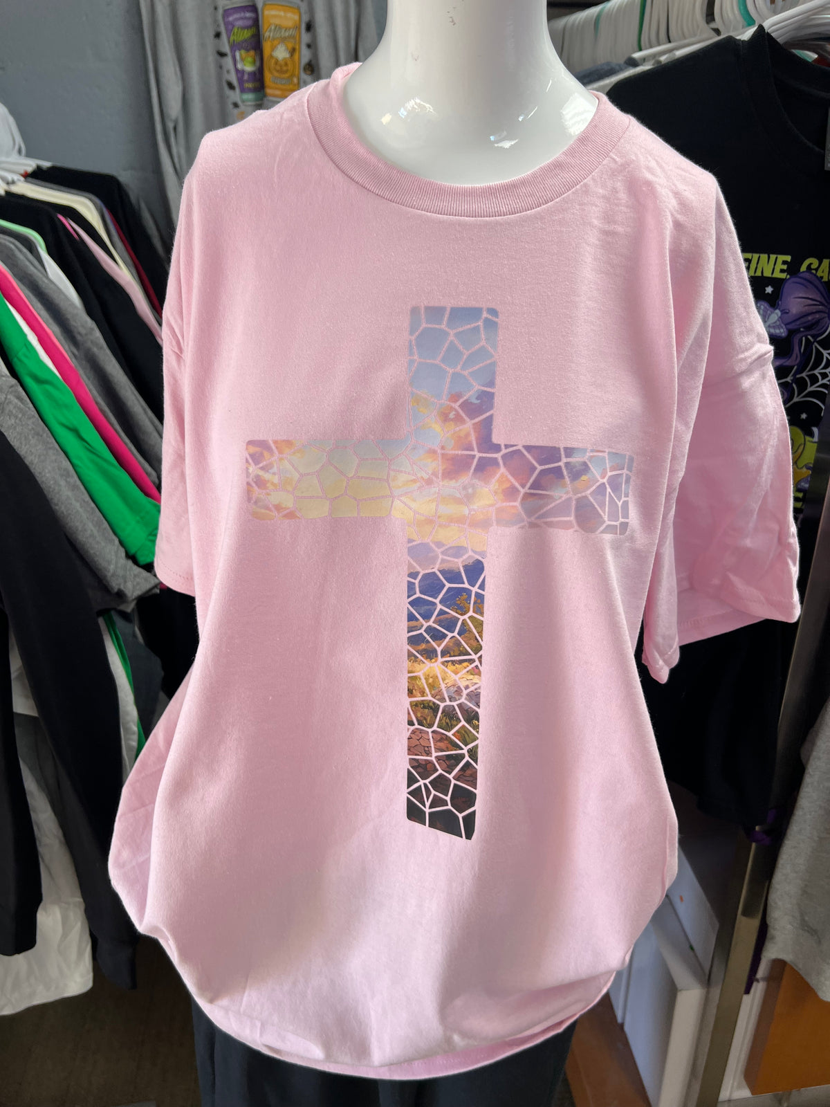 light pink unisex top