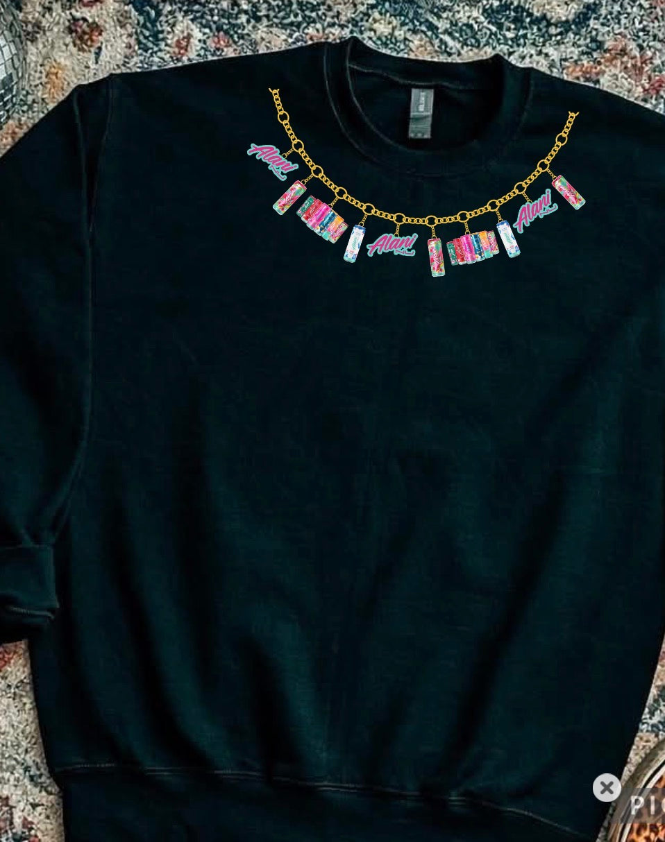 unisex top charm necklace energy drink