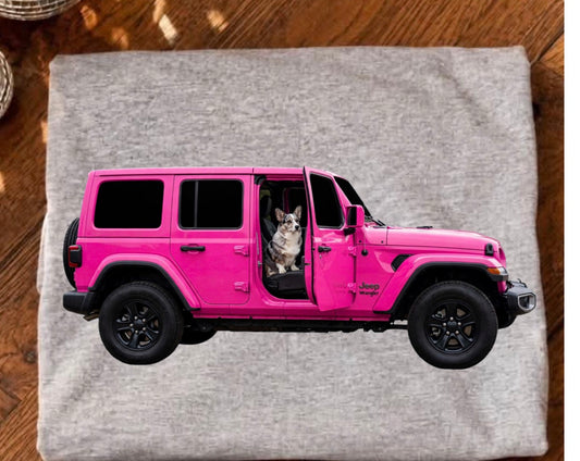 unisex top corgi