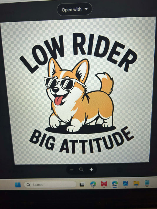 New DTF corgi