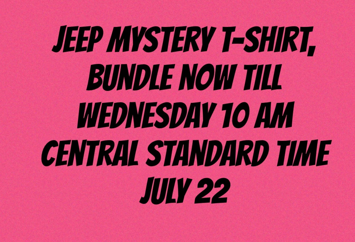 Mystery bag shirt bundle the theme is jee p