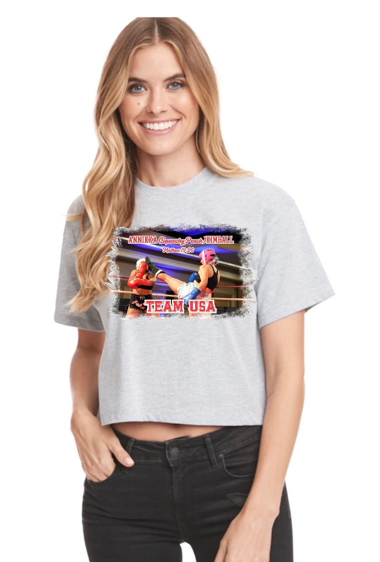 New TCB next level ladies crop top